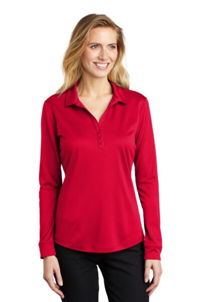 Women's Silk Touch™ Performance Long Sleeve Polo