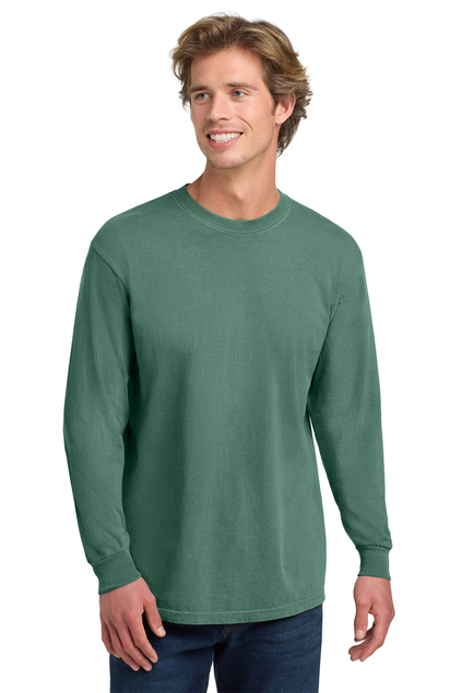 Heavyweight Ring Spun Long Sleeve Tee - Image 4