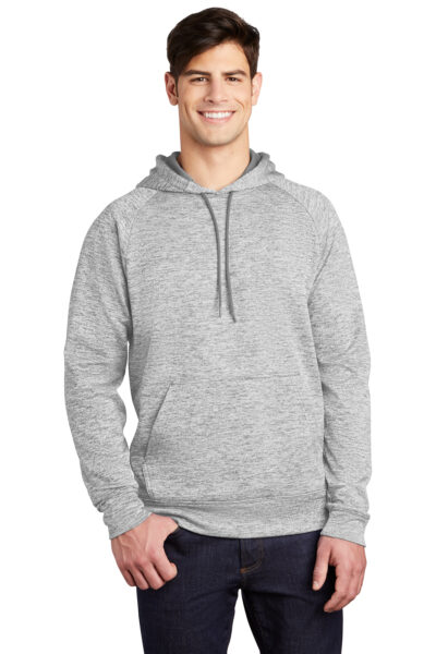 Men's Electric Heather Fleece Pullover Hoodie - Image 4