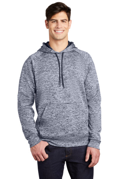 Men's Electric Heather Fleece Pullover Hoodie - Image 3